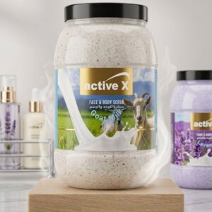 ACTIVE X FACE & BODY SCRUB GOAT MILK - 4KG